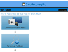 Tablet Screenshot of cardrecoverypro.com